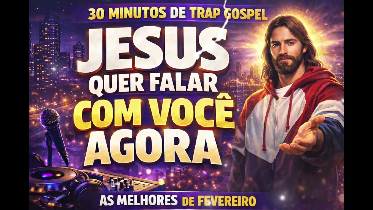 30 MINUTOS DE TRAP GOSPEL 🔥 JESUS QUER FALAR COM VOCÊ AGORA | AS MELHORES DE FEVEREIRO 🙏