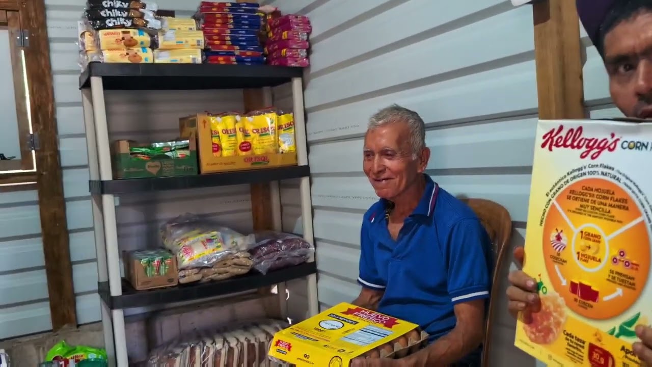 ✅️Entrega de víveres y demás utensilios para don Raymundo Carlitos y doña Rosa🤗🙏