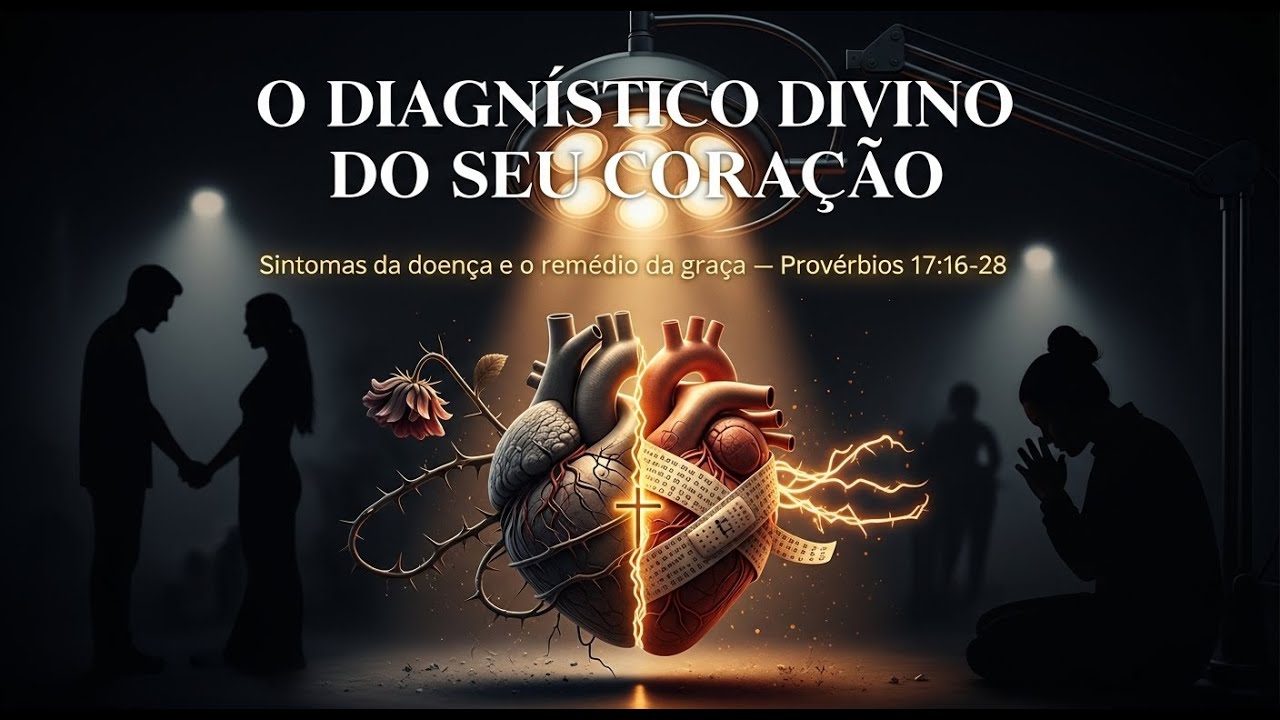 O Diagnóstico Divino do Seu Coração: Sintomas da Doença e o Remédio da Graça. Provérbios 17:16-28.