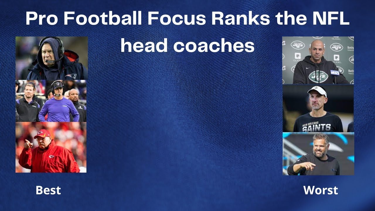 Looking at NFL head coach rankings according to Pro Football Focus