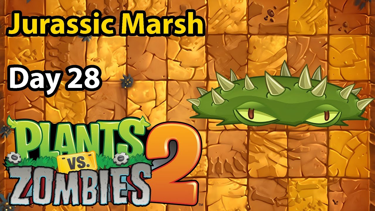Plants vs. Zombies 2 | Jurassic Marsh Day 28
