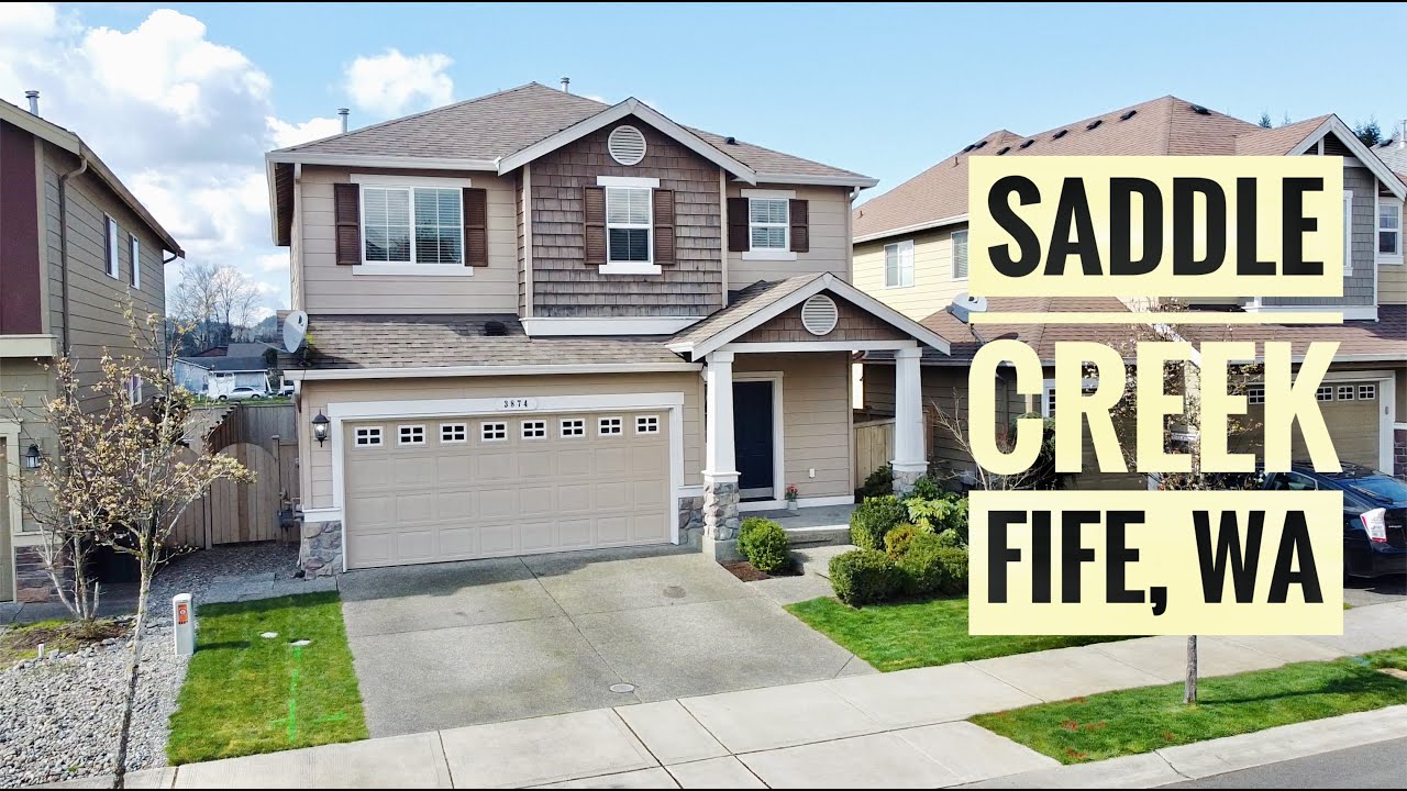 New listing | Video tour | SADDLE CREEK, Fife, WA