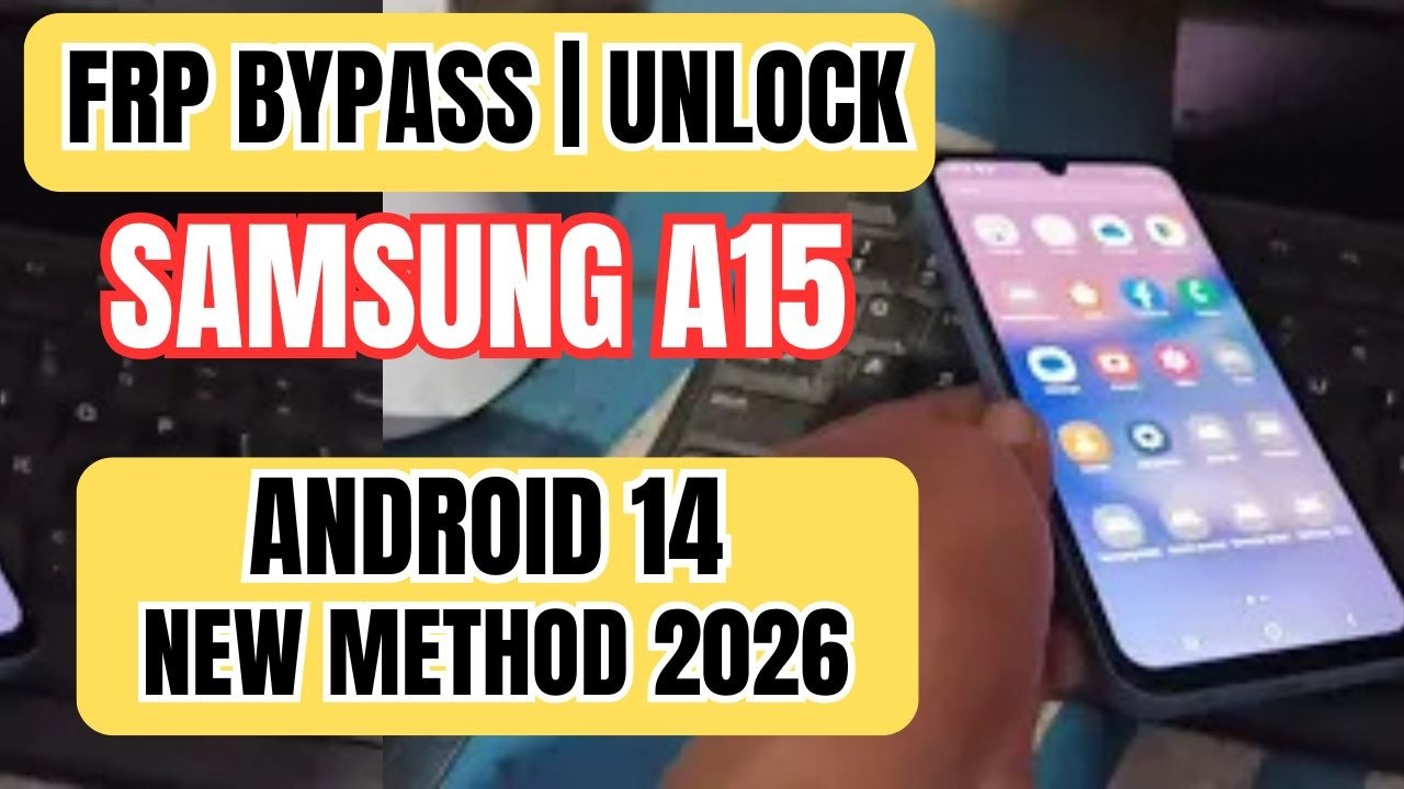 Samsung A15 FRP Bypass Android 14 | Samsung A15 Bypass Google Account