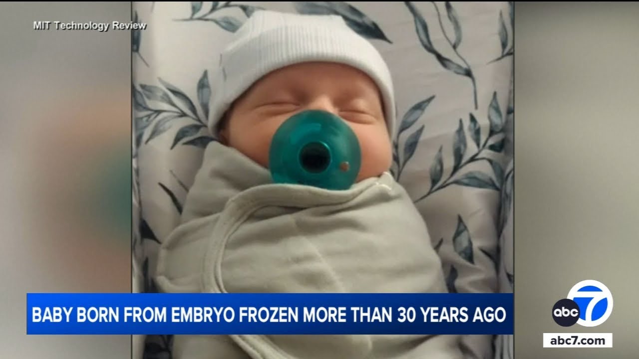 World’s 'oldest baby' born from embryo frozen in 1994