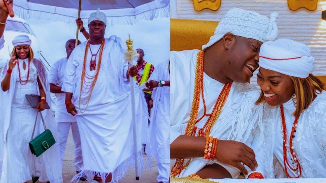OONI OF IFE AND OLORI'S CELEBRATES OLORI ASHLEY'S NEWBORN PRINCE AT TRADITIONAL NAMING CEREMONY