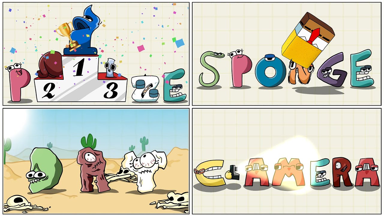 Alphabet Lore PARODY COMPILATION / Alphabet Lore animation @Mike Salcedo