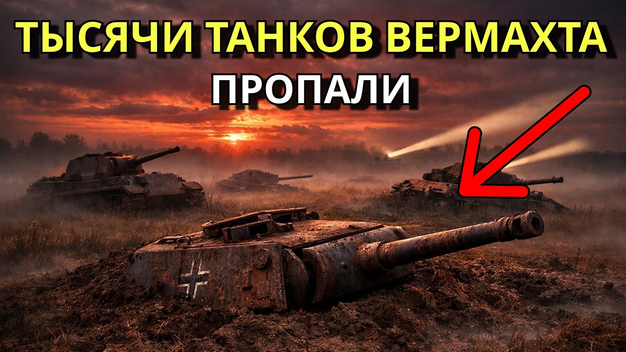 КУДА ПРОПАЛИ ТАНКИ ВЕРМАХТА ПОСЛЕ ВОЙНЫ? ПРАВДА ВАС ПОРАЗИТ!
