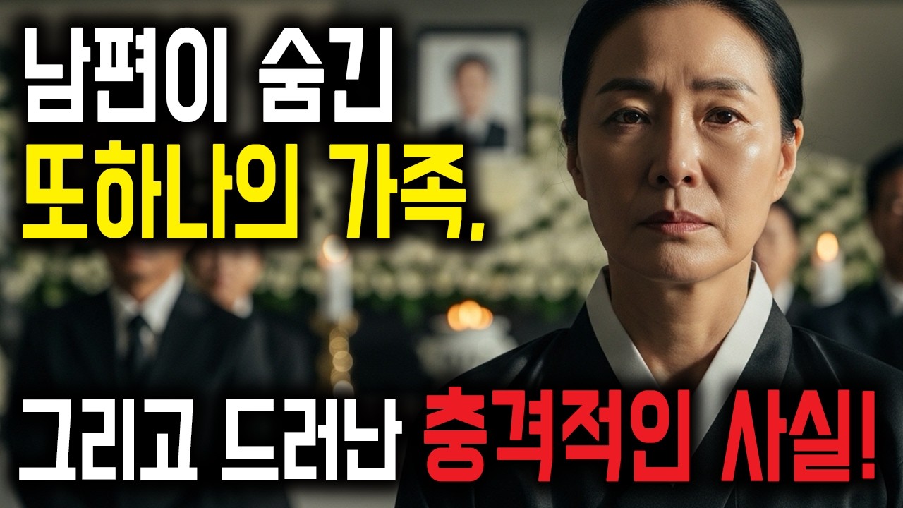 아버지 장례식장에 나타난 낯선 여자… 알고 보니 진짜 가족이었습니다.