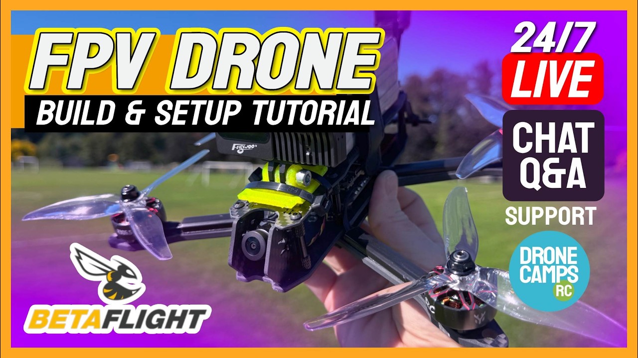 How to Build & Setup a Fpv Drone - LIVE ⭕ 24/7 CHAT SUPPORT