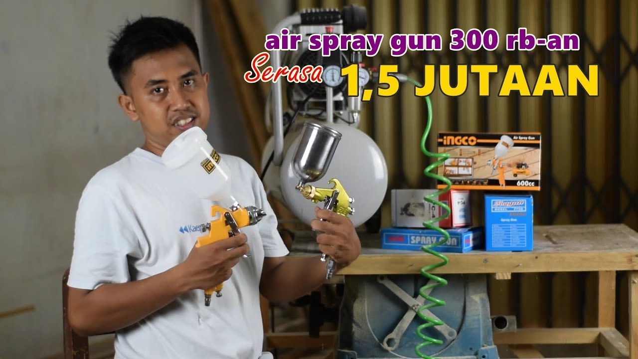 Perbedaan spray gun HVLP dengan Conventional (biasa)