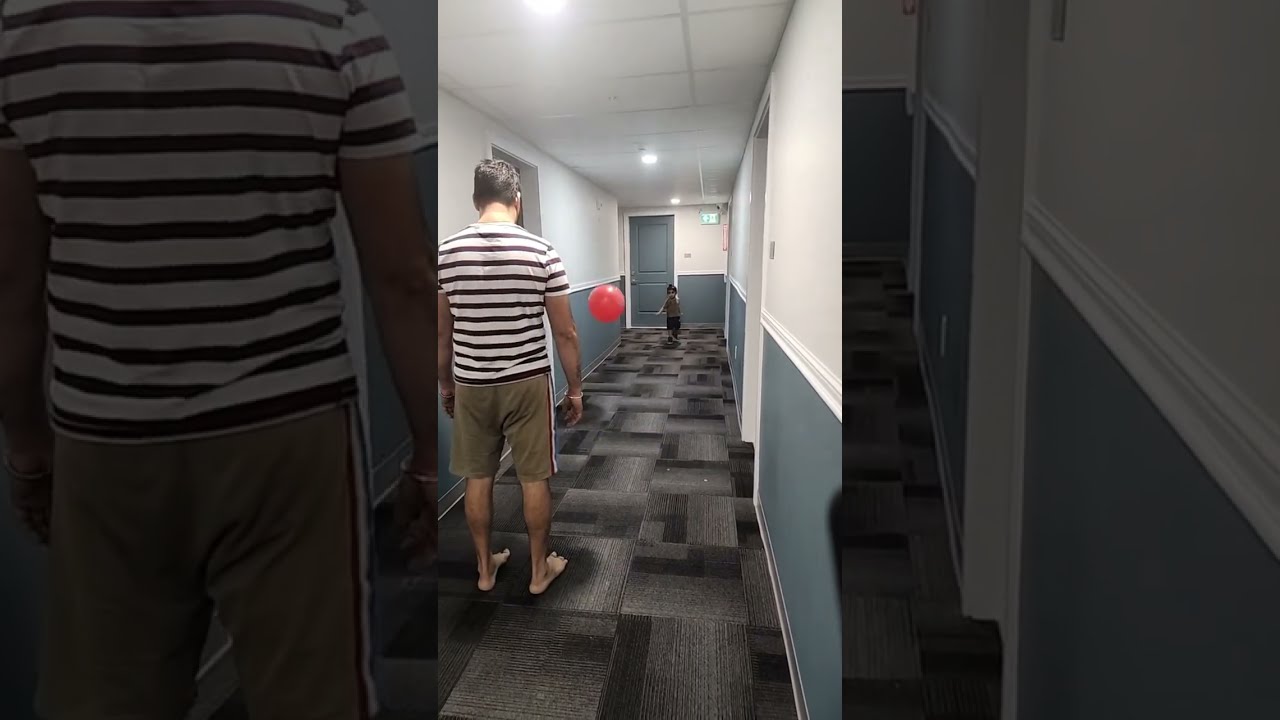 AVITAAZ Playing Soccer with his Dad