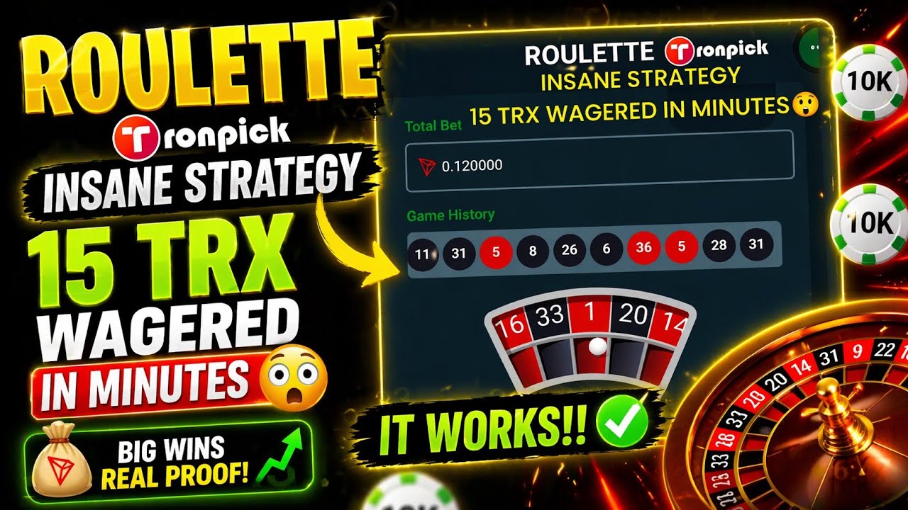 New ROULETTE Strategy on Tronpick.io ✅|| Tronpick guide to level up faster.