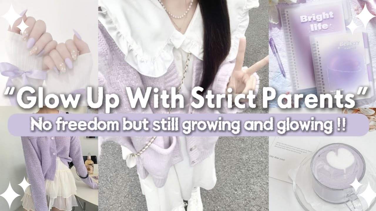 Glow Up With Strict Parents 💜 | 0-Dollar, Real Life Silent Glow Up ✨