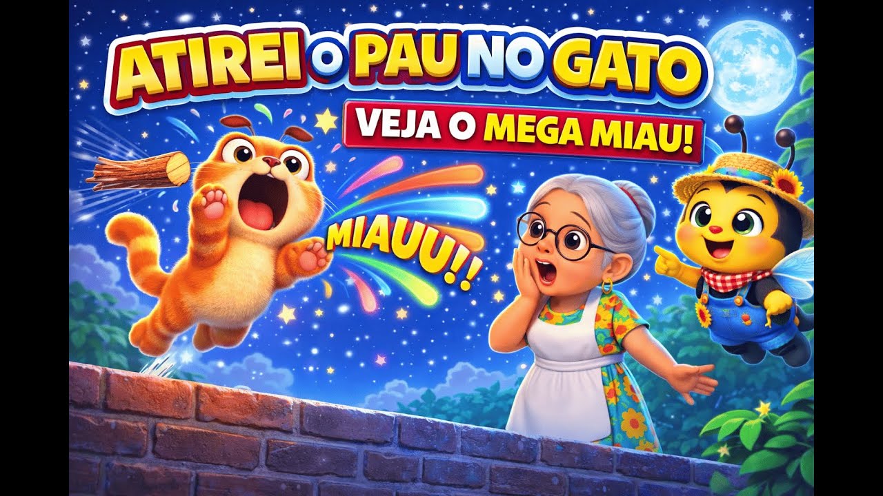 Atirei o Pau no Gato 🐱🎶 Música Infantil Animada | Turma Zumzum