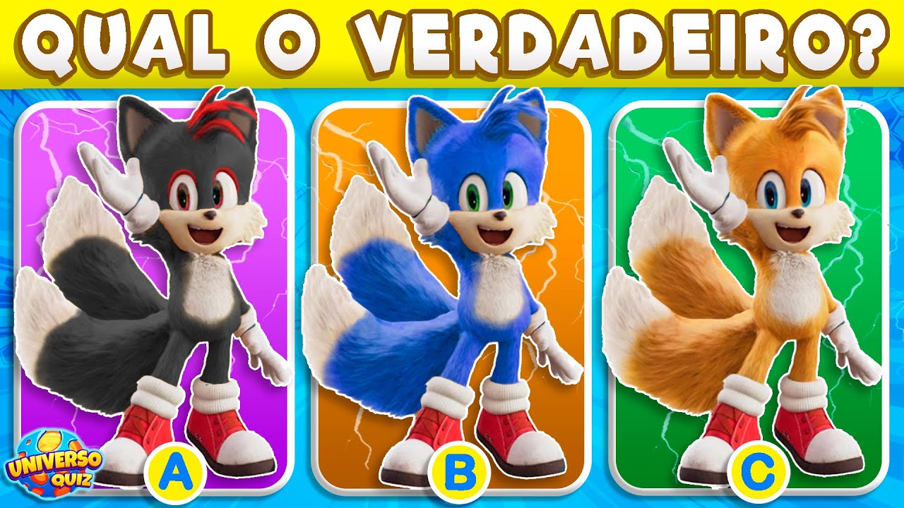 Testes Engraçados com SONIC, Tails e SHADOW 🔵⚡Desafios e Jogos