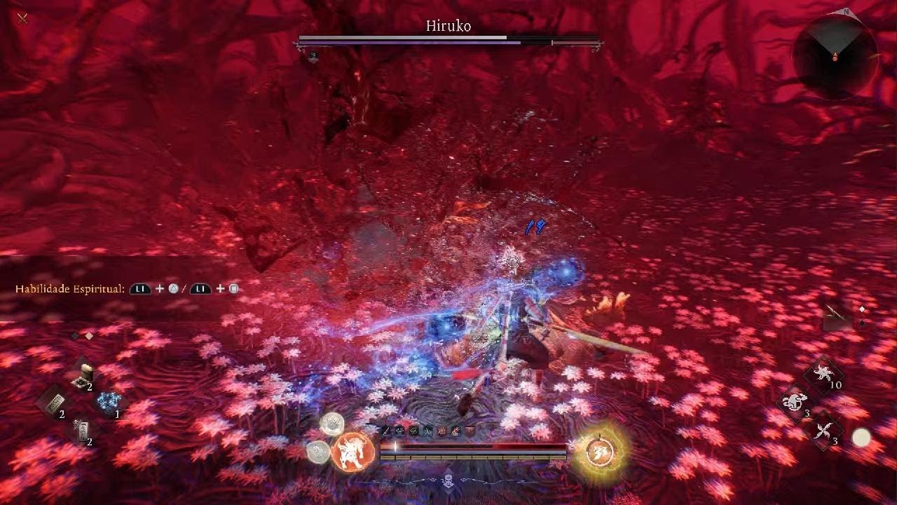 Nioh 3-Batalha Final Hiruko.