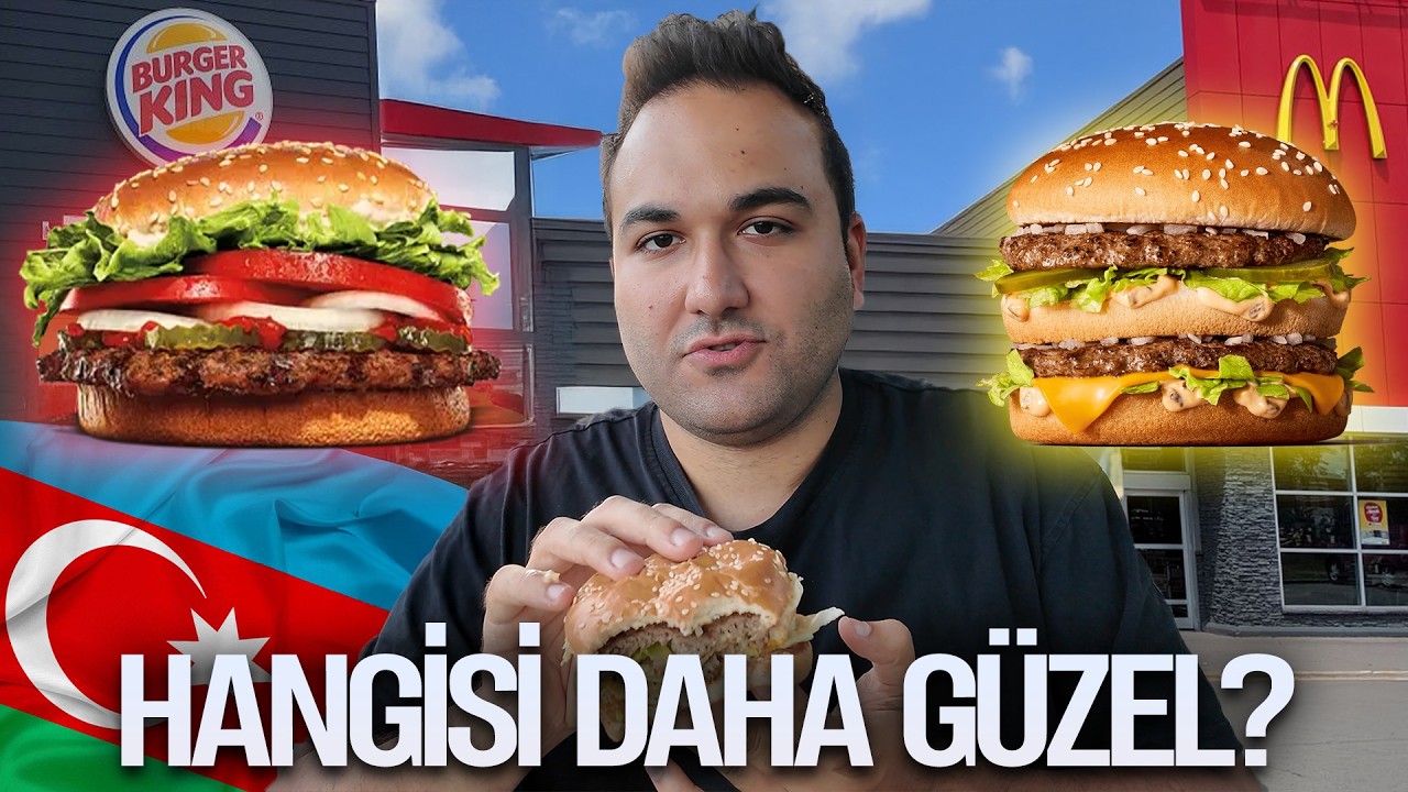 AZERBAYCAN BURGER KING VS MC DONALD'S!