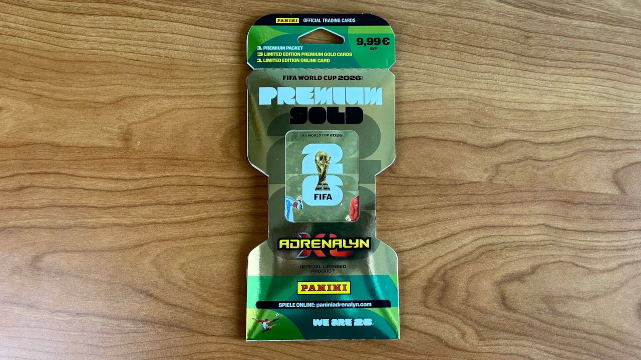 *PREMIERE* Premium Gold Packopening | Panini WM 2026 Adrenalyn XL