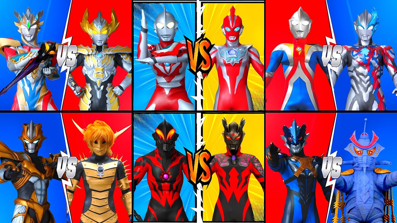 ウルトラマン Z DELTA RISE CLAW VS ULTRAMAN TAIGA PHOTON EARTH, ABSOLUTE TARTARUS VS ALIEN BABARUE #ウルトラマン