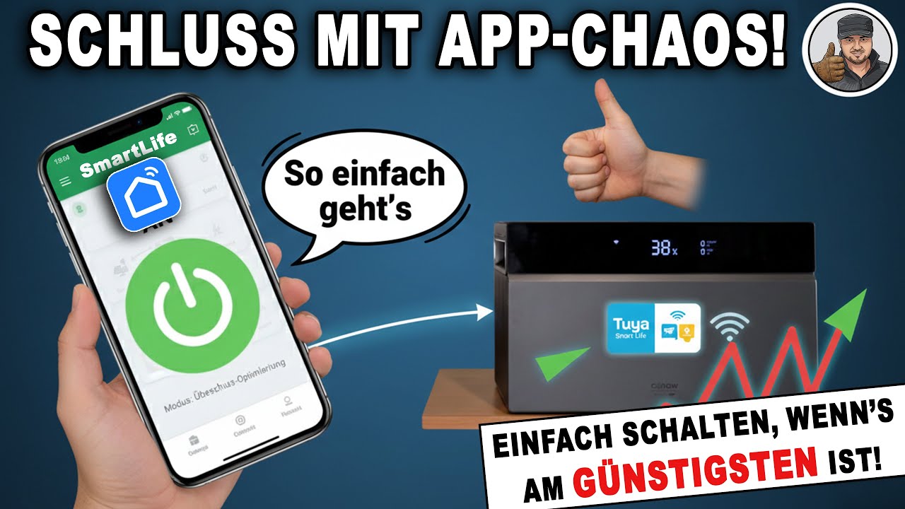 Schluss mit dem App Chaos Dieser Speicher steuert mein Smart Home! Tuya Integration