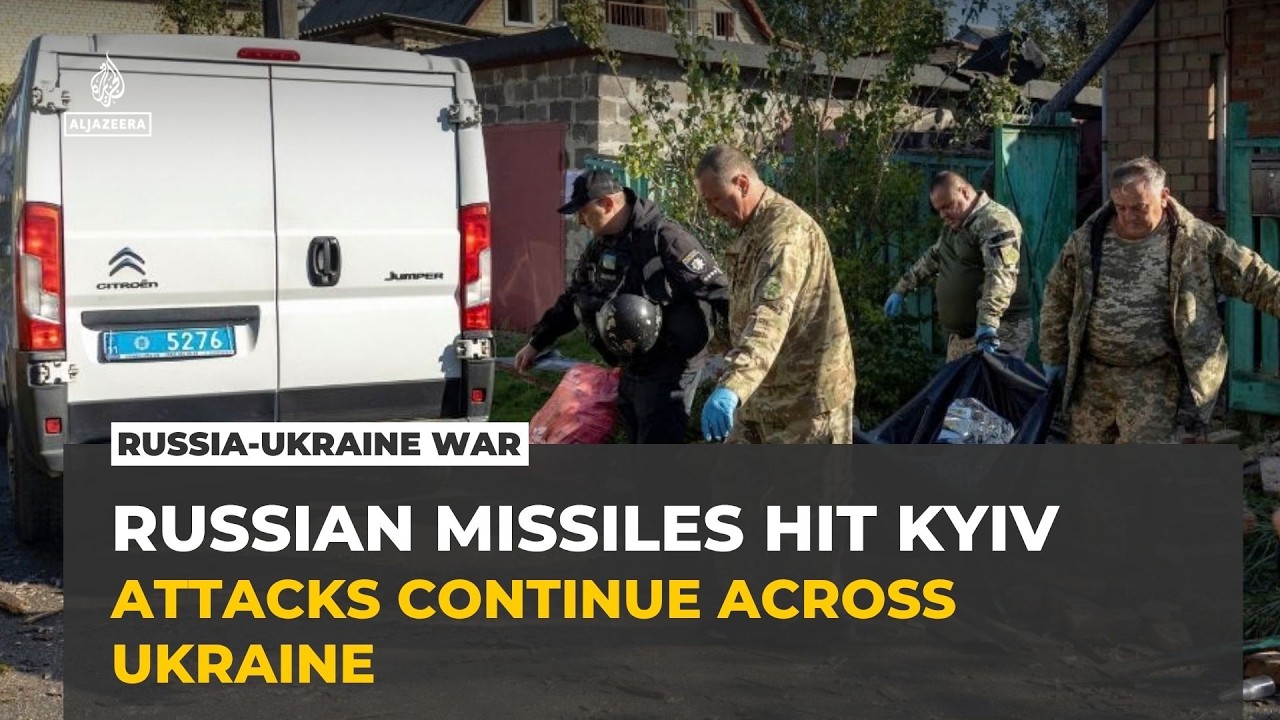 Russian missile strikes hit Kyiv as Ukraine faces sustained attacks