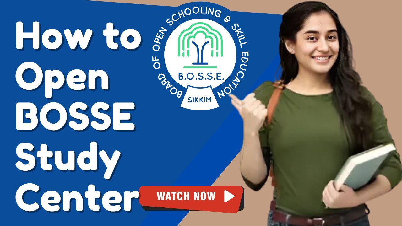 BOSSE Board Study Centre के लिये कैसे खुद के School को रजिस्&zwj;टर करे । BOSSE Board Admission
