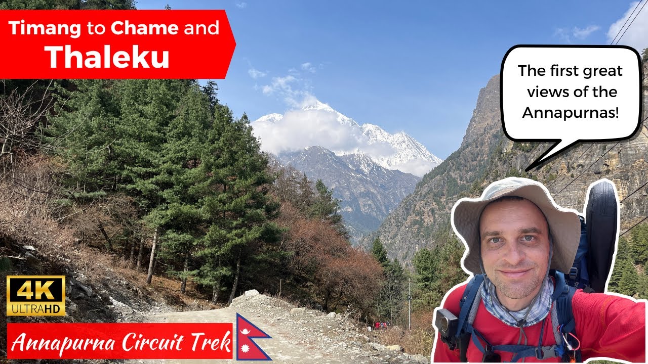 🥾 DAY 3 - Timang to Chame and Thaleku 🏔️ Annapurna Circuit Trek🇳🇵NEPAL