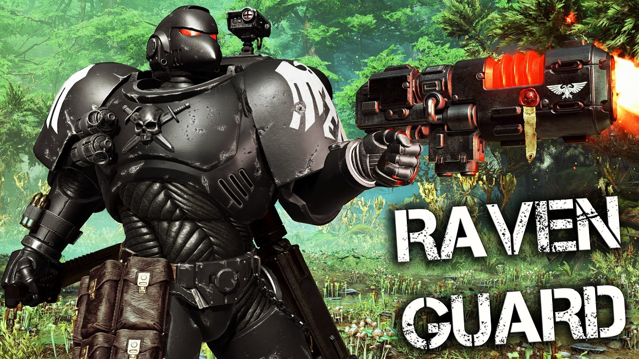RAVEN GUARD VANGUARD vs TYRANID HORDE - Warhammer 40k: Space Marine 2 (4K)