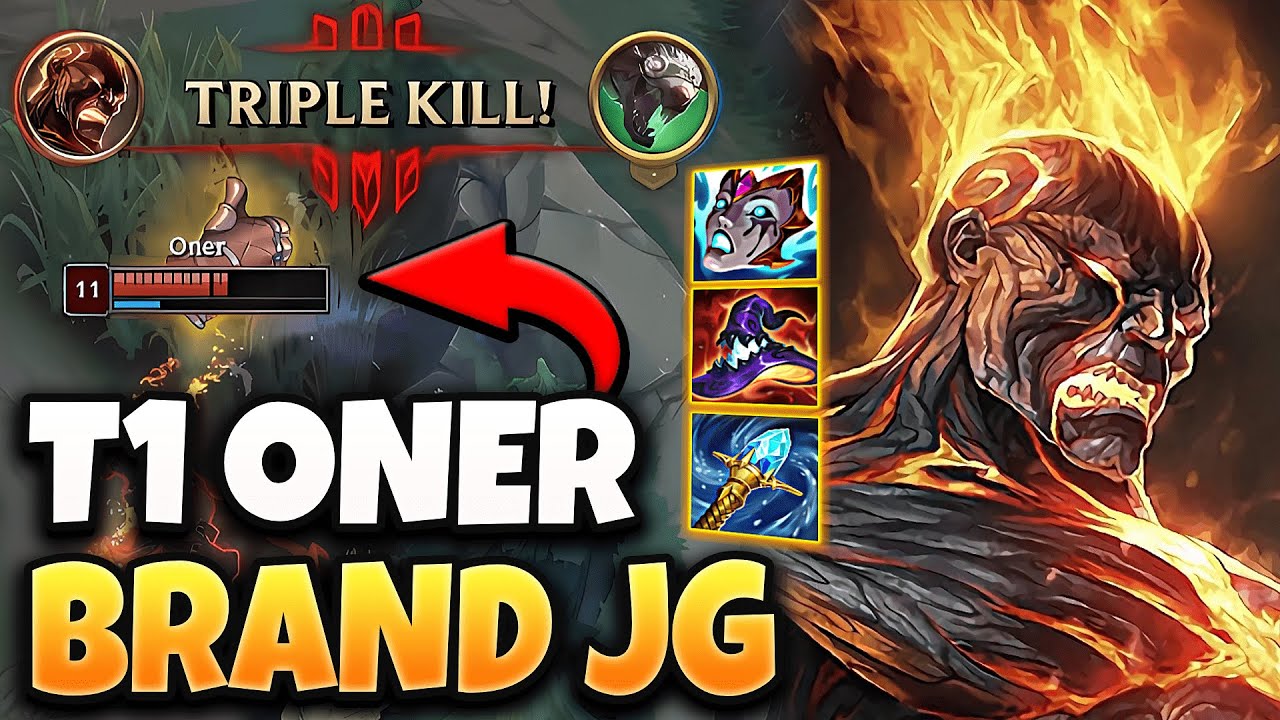T1 Oner Brand vs Graves [ Jungle ] Patch 14.1 Korea Master ✅