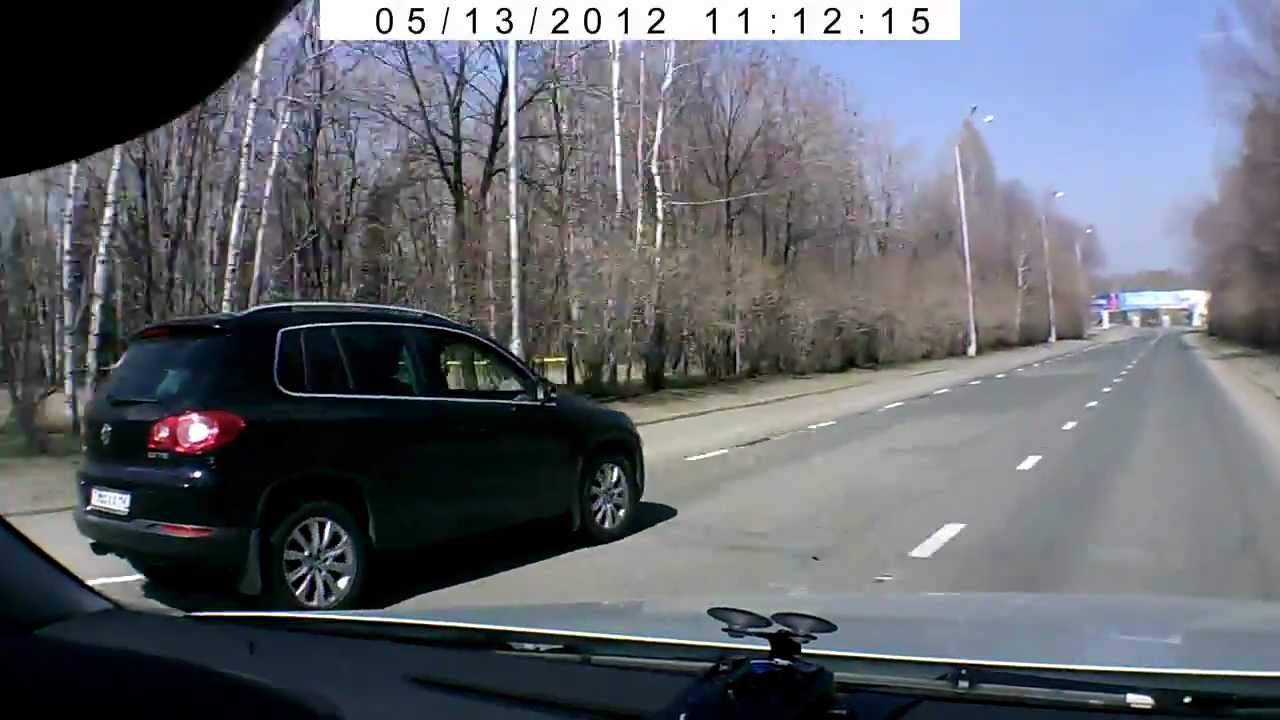 Заезд 1 - Tiguan170 чипованный (черный) против Tiguan 200 л.с.