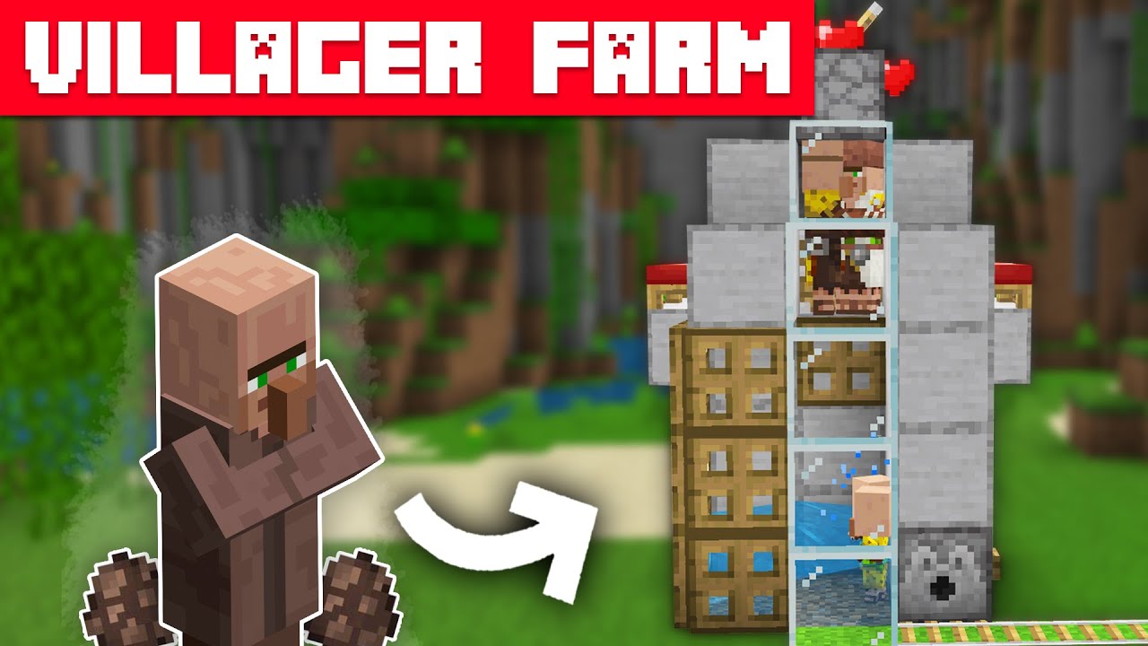 EASY 1.19 VILLAGER BREEDER TUTORIAL in Minecraft Bedrock (MCPE/Xbox/PS4/Nintendo Switch/Windows10)