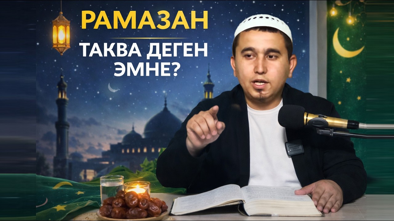 ТАКВА ДЕГЕН ЭМНЕ? | 2026 | ТАРАВИХ БАЯН 3-КҮН