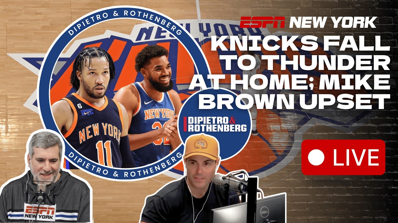 Knicks fall to OKC, Mike Brown is mad + the Jets need a leader | DiPietro & Rothenberg - 3/5/26