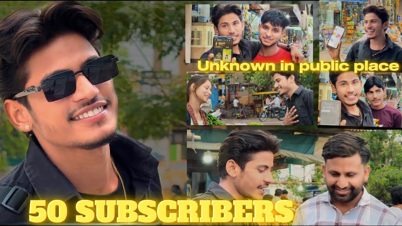 Kya ye logo channel subscribe karenge ? 50 Subscribers|| innocent rohit || DAY - 3 || in publicplace