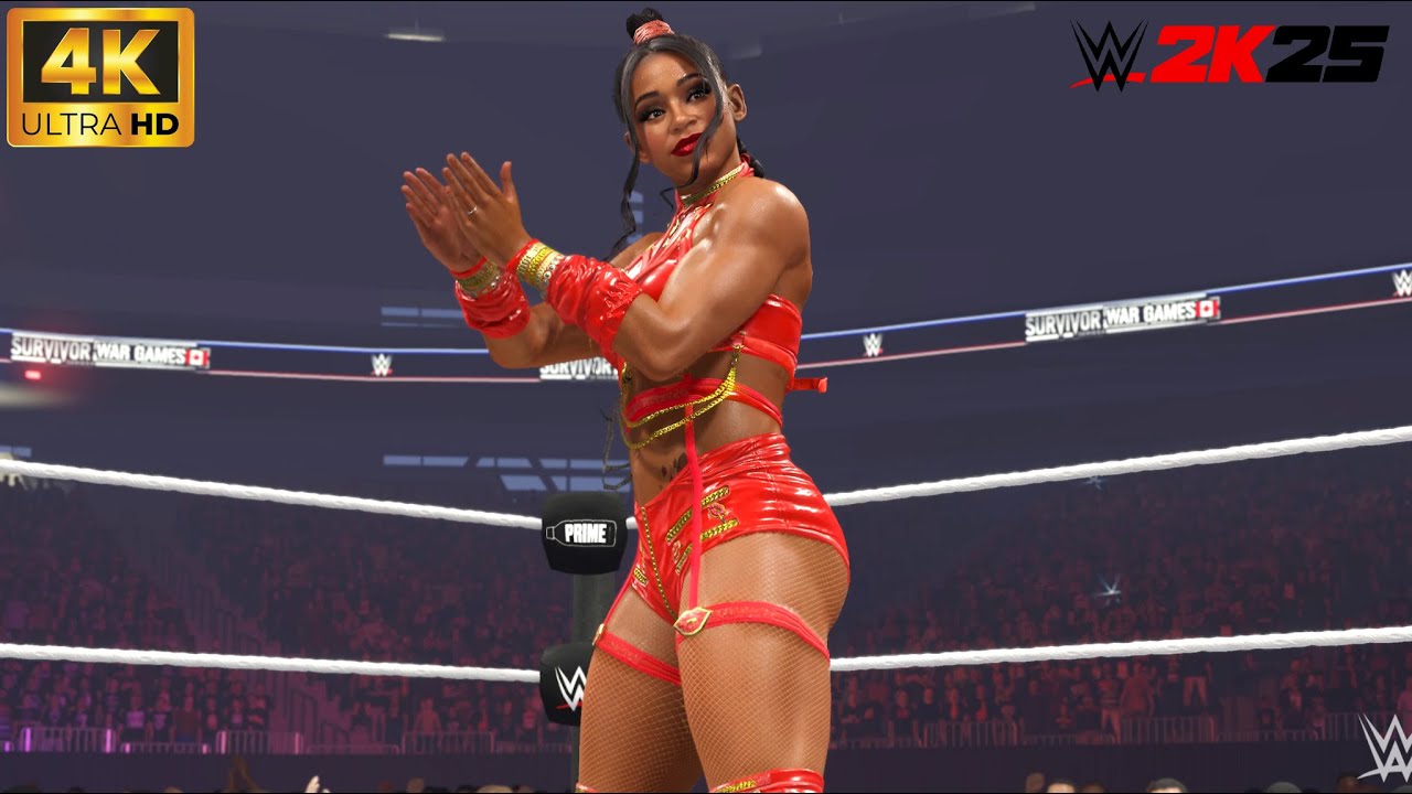 WWE 2K25 - Bianca Belair vs Dominik Mysterio (Intergender Match) [4K60]