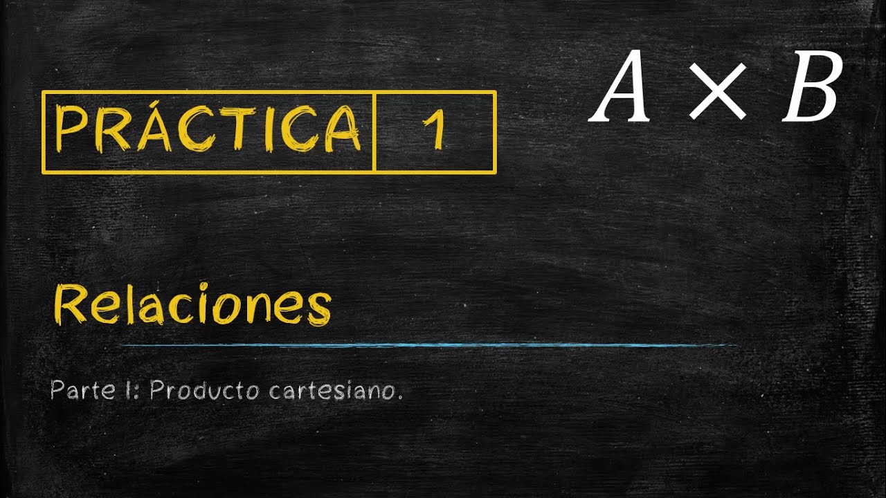 RELACIONES | Producto Cartesiano (Parte 1)