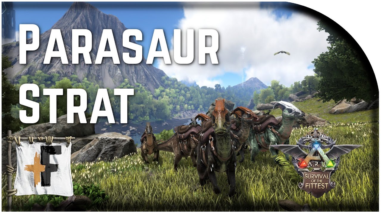 Parasaur Strat FFA  - Ark SotF - 101 Ways to Win SotF Ep 1 ( Ark Survival of the Fittest )