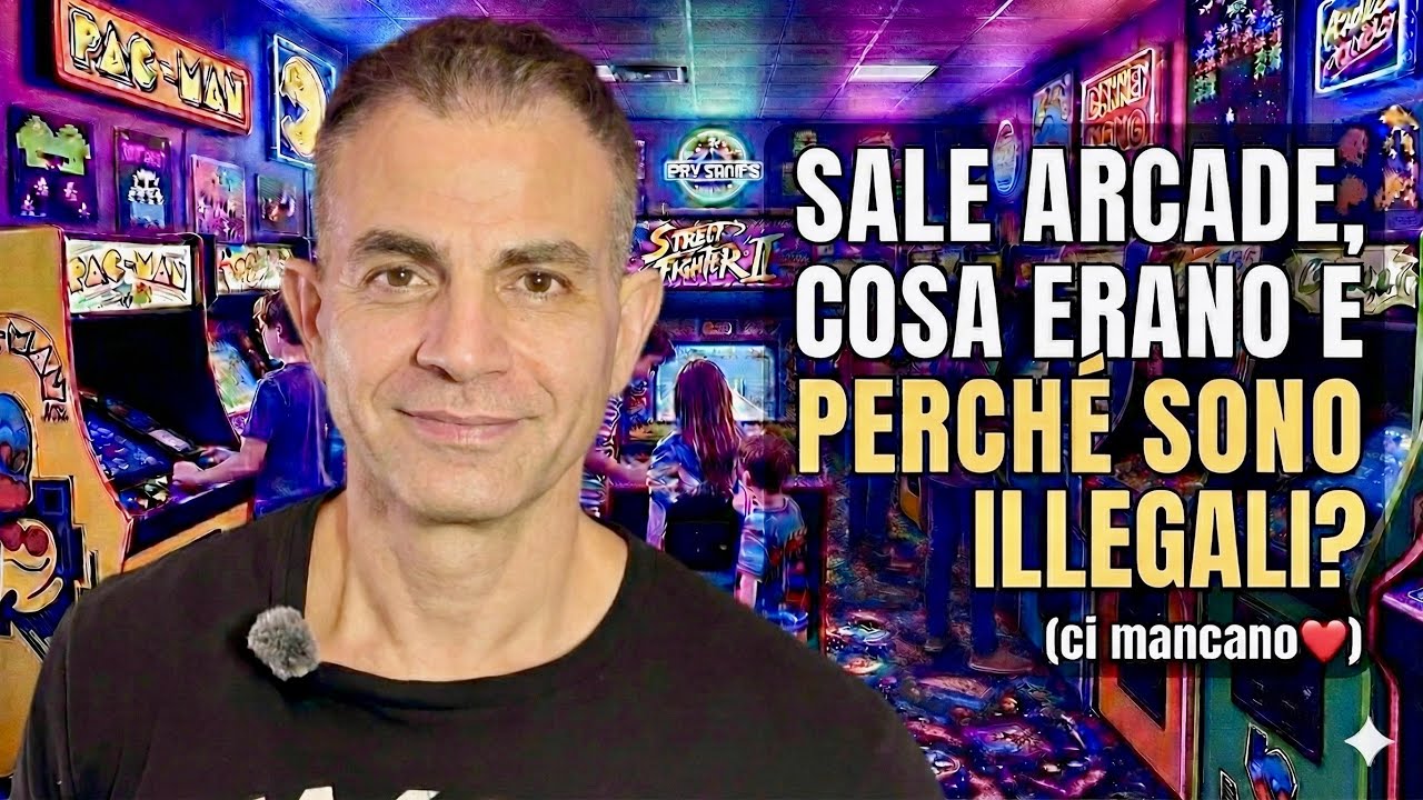 SALA GIOCHI ARCADE: UN MONDO FANTASTICO MA ILLEGALE! POSSIBILE? COSA ERANO? #retrogaming #games