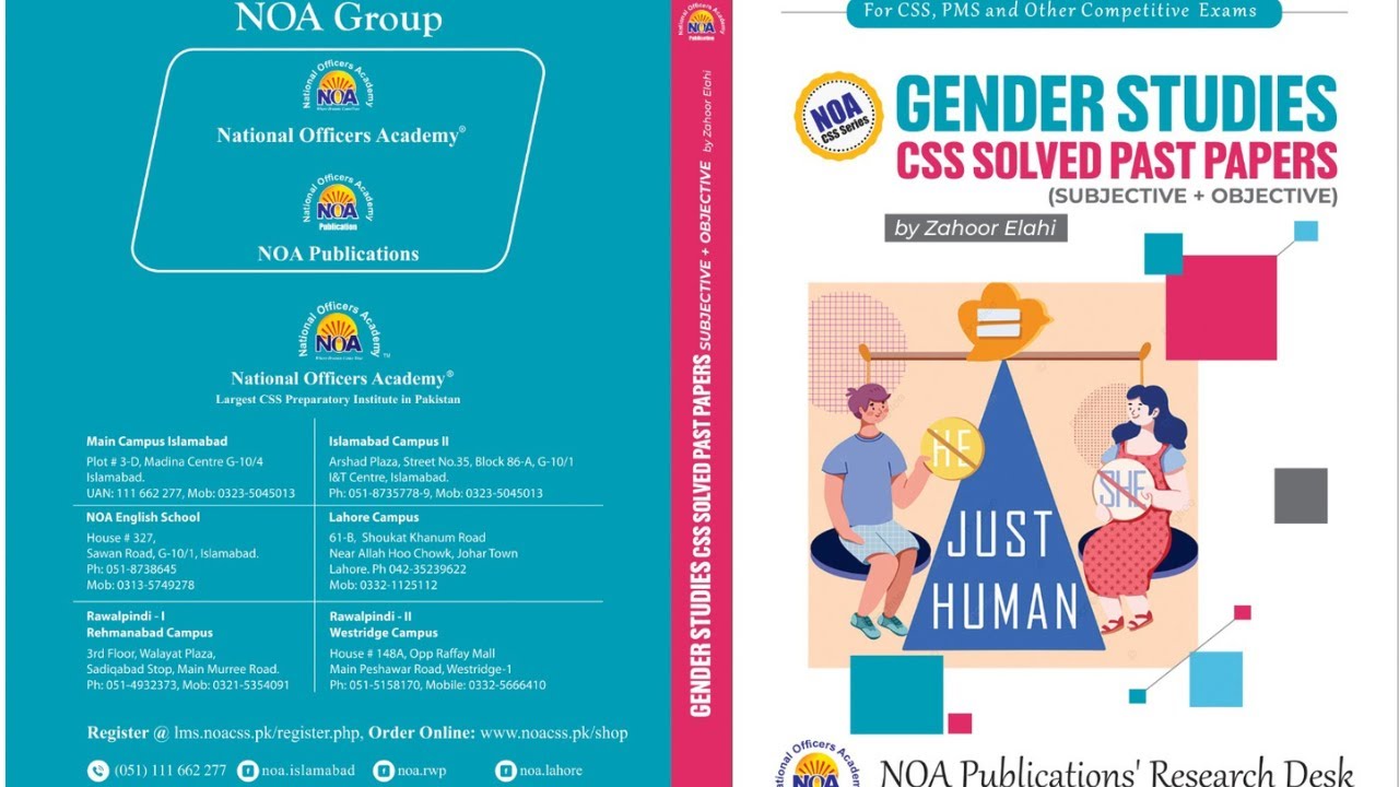 Solved  Past Papers of CSS Gender Studies