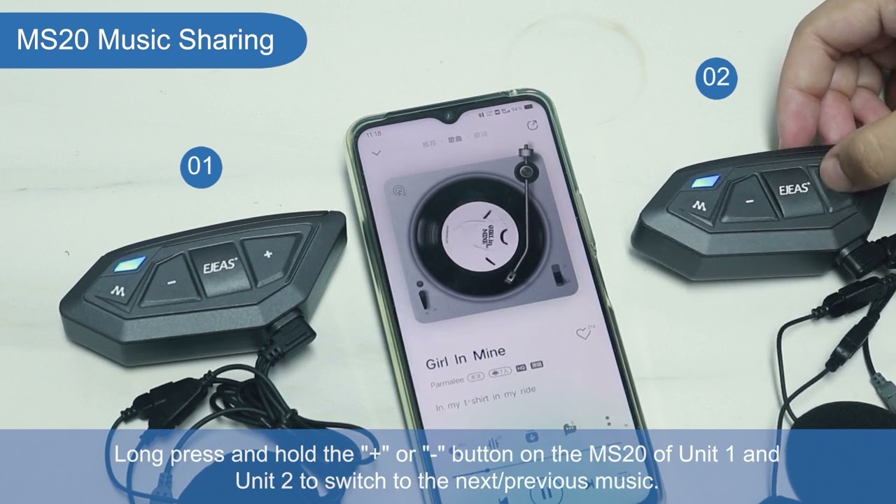 EJEAS MS20 | UNBOXING & ALL FUNCTION OPERATION | MOTORCYCLE HELMET MESH INTERCOM