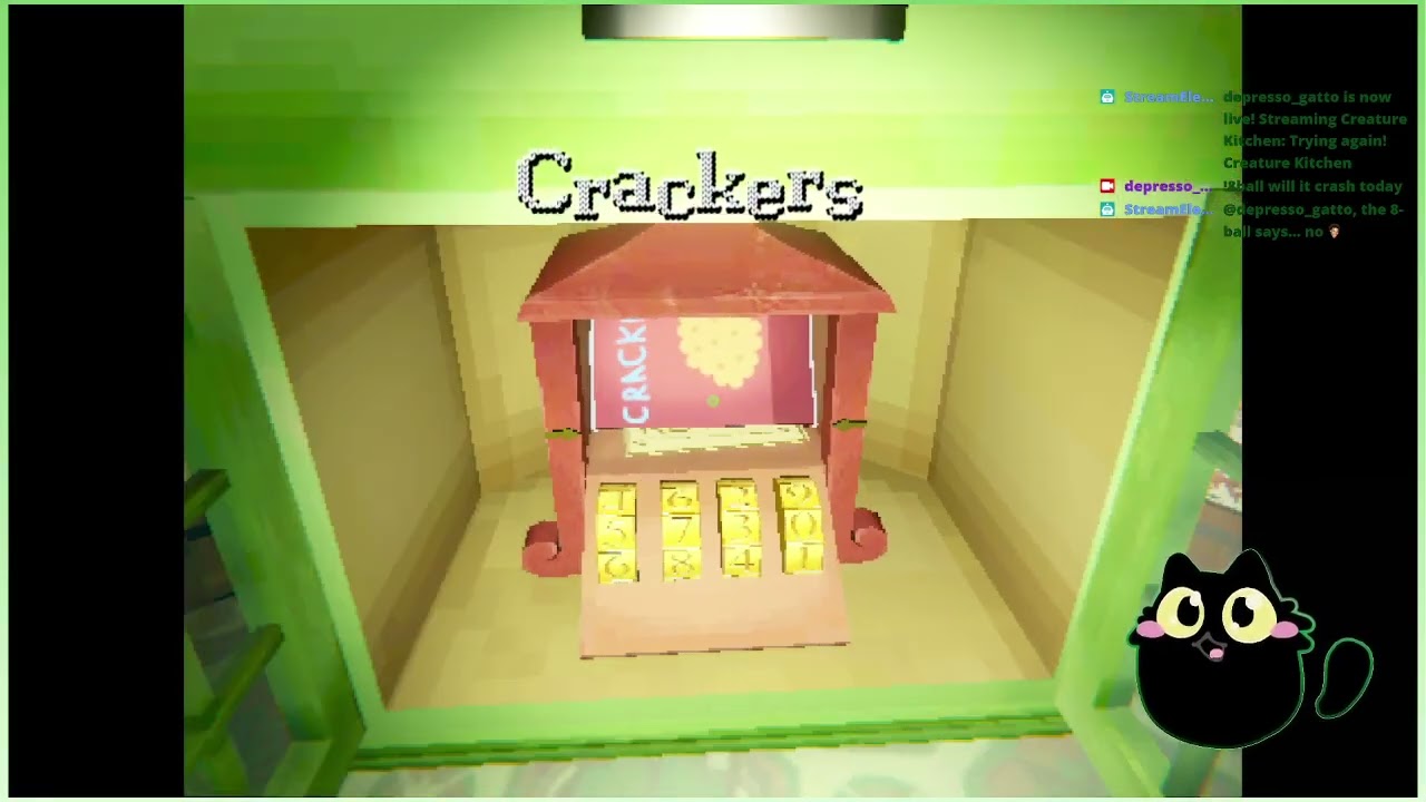 Trying again! Playing Creature Kitchen