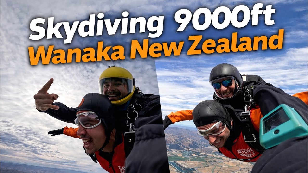 We Jumped Out of a Plane at 9000ft in Wanaka, New Zealand