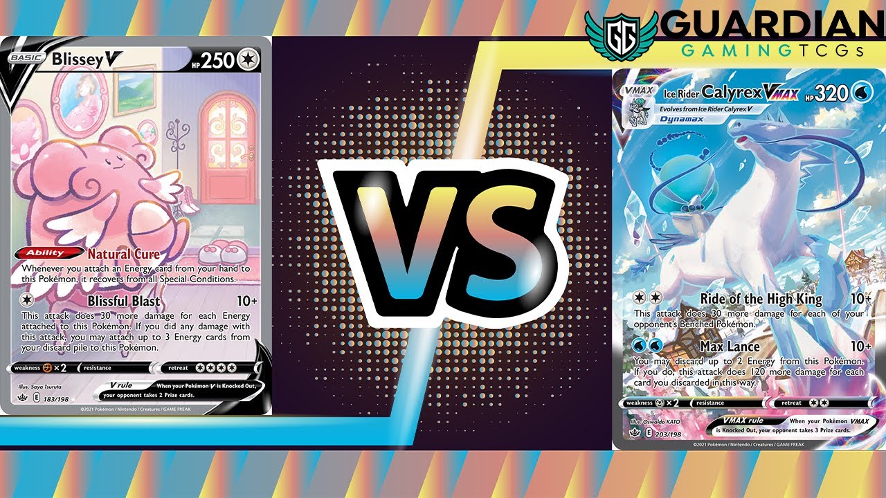 Pokemon TCG Expanded Format  Blissey V Vs Ice Rider Calyrex VMAX