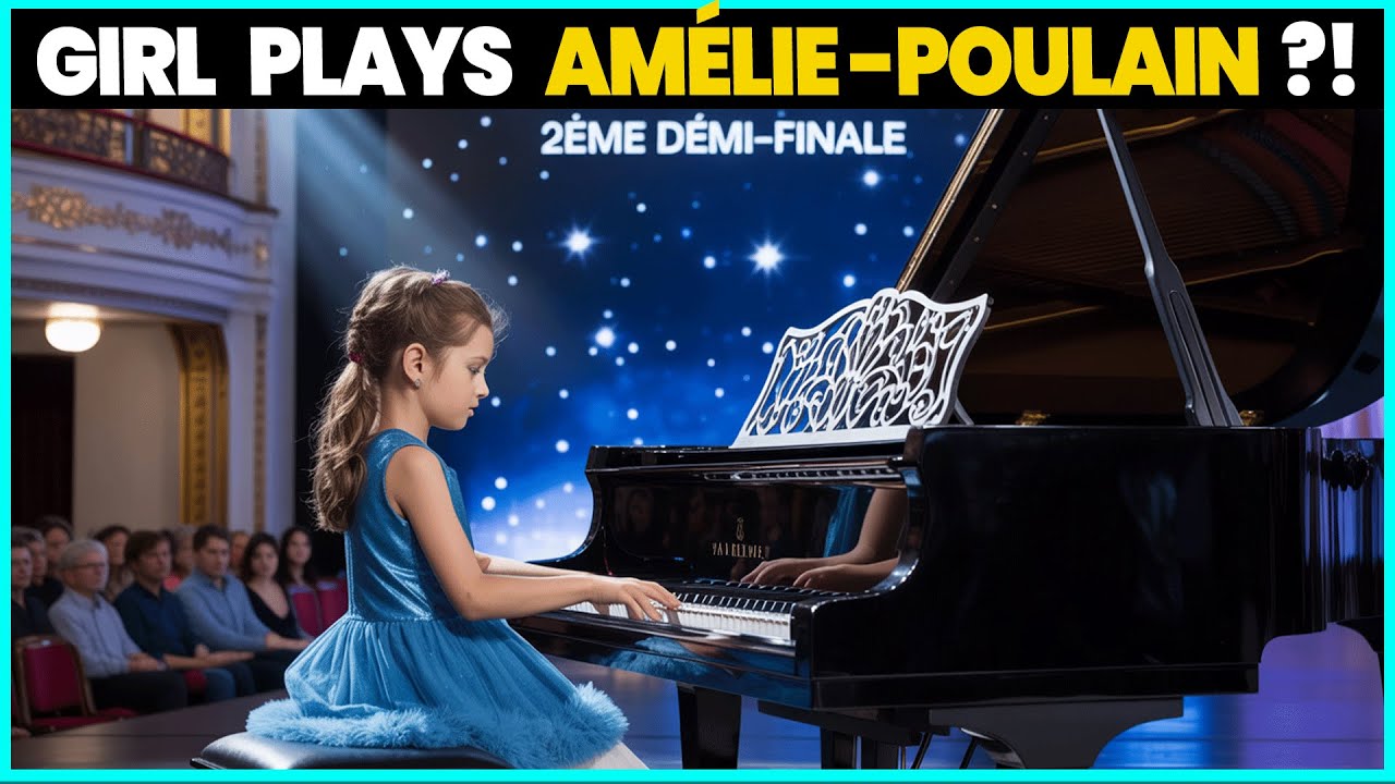 Шестилетняя девочка играет на пианино композицию "Amélie Poulain" - второй полуфинал конкурса вун...