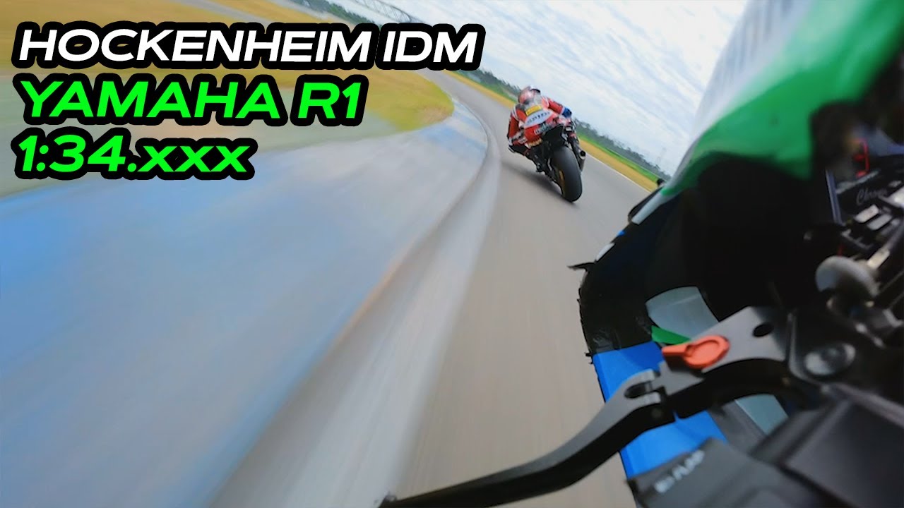 YAMAHA R1 in Hockenheim IDM | Best Lap: 1:34.xxx