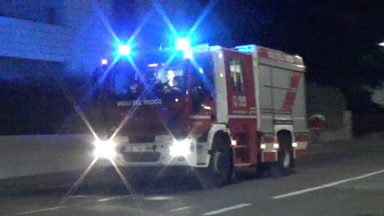 APS Iveco MaxiCity Vigili del Fuoco Brescia - Italian Fire Engine code 3
