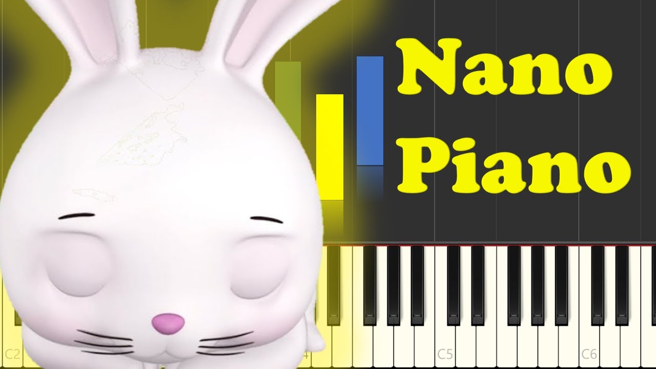 🎹 Little Baby Bum – Sleeping Bunnies | Right Hand Only Piano Tutorial