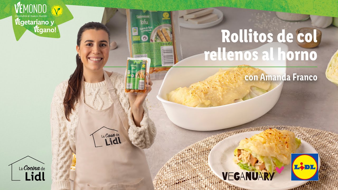 Rollitos de col rellenos al horno 🌯😋| Recetas de Verduras | Lidl España