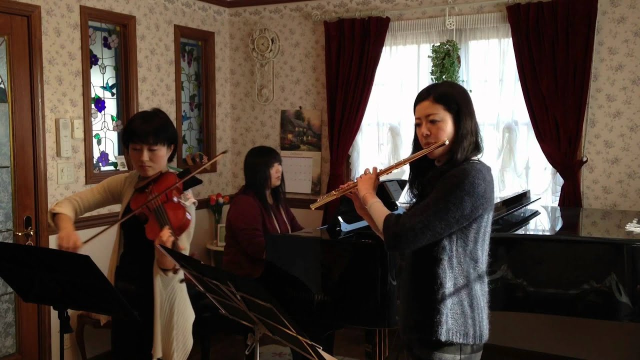 「tomorrow」from ANNIE トゥモロー アニーより　山口景子編曲　フルート＆ヴァイオリン＆ピアノ