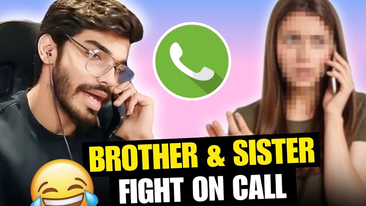 Snax & His Sister *FIGHT ON CALL*😂